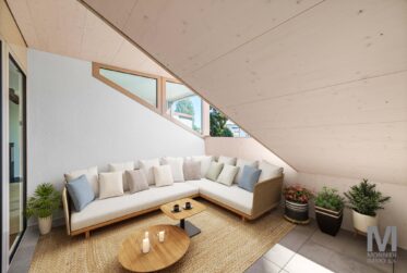 Appartement de 3.5 pièces en attique entièrement rénové